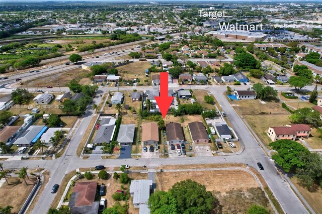 11477 SW 215th St, Miami, FL 33189 - aerial overview of property's location with nearby suburban area