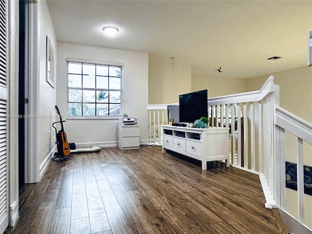 16541 Turquoise Trl, Weston, FL 33331 - living area featuring dark wood-style floors