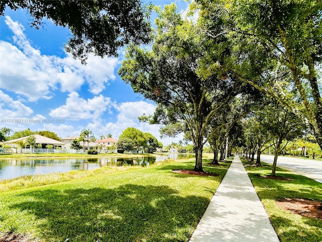 16541 Turquoise Trl, Weston, FL 33331 - surrounding community featuring a water view and a yard