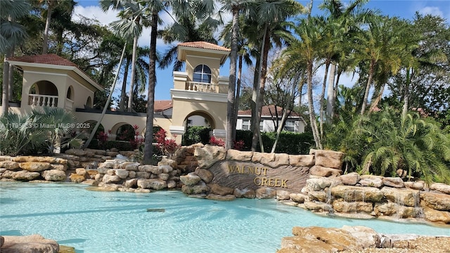 view of pool