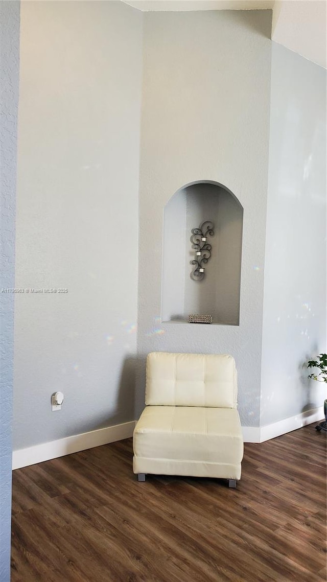 7310 NW 17th Ct, Pembroke Pines, FL 33024 - sitting room featuring wood finished floors and baseboards