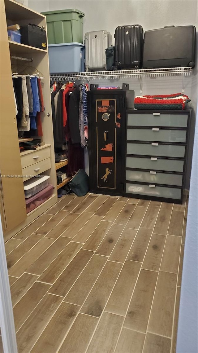 7310 NW 17th Ct, Pembroke Pines, FL 33024 - spacious closet with wood finish floors