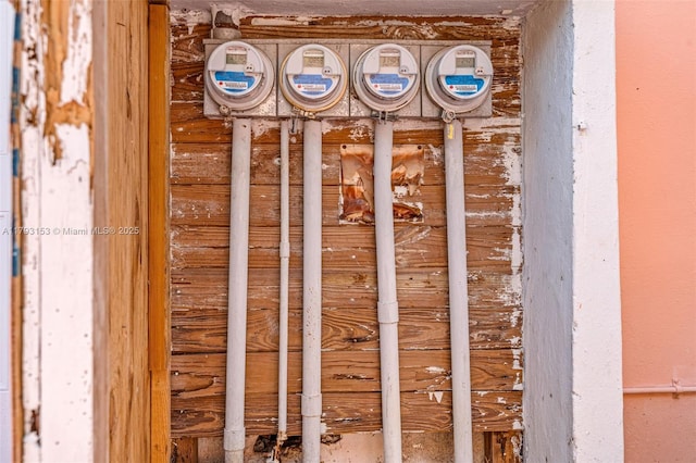room details featuring electric meter