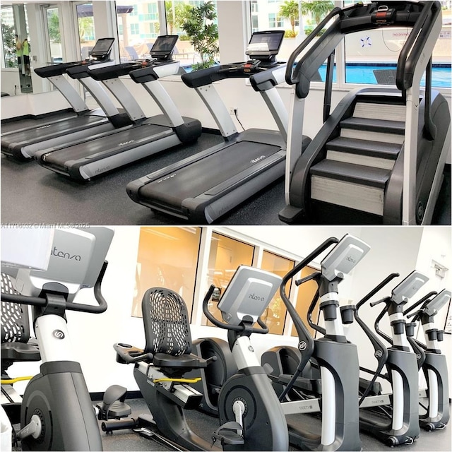 1200 Brickell Bay Dr Unit 2807, Miami, FL 33131 - view of gym