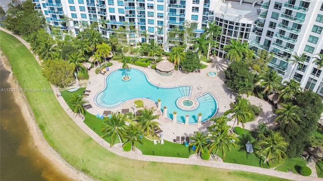 drone / aerial view