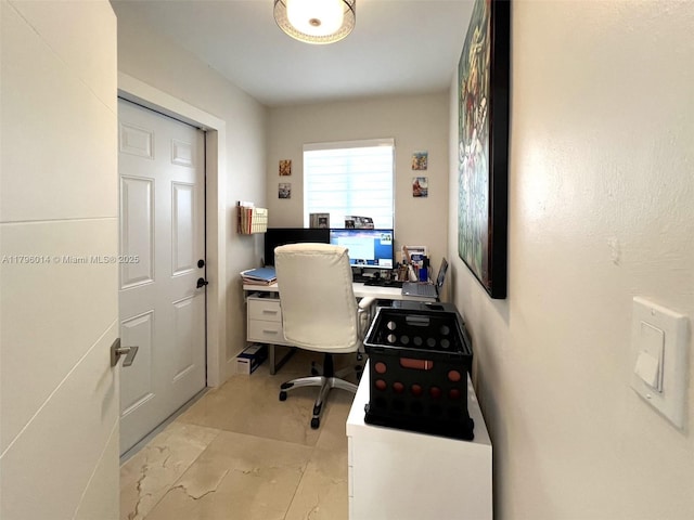 view of office