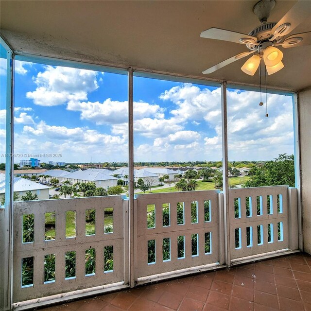 4001 Hillcrest Dr Unit 602-4, Hollywood, FL 33021 - view of unfurnished sunroom