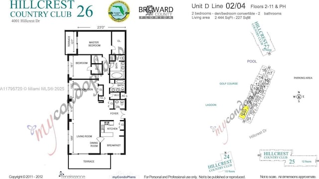 4001 Hillcrest Dr Unit 602-4, Hollywood, FL 33021 - view of room layout