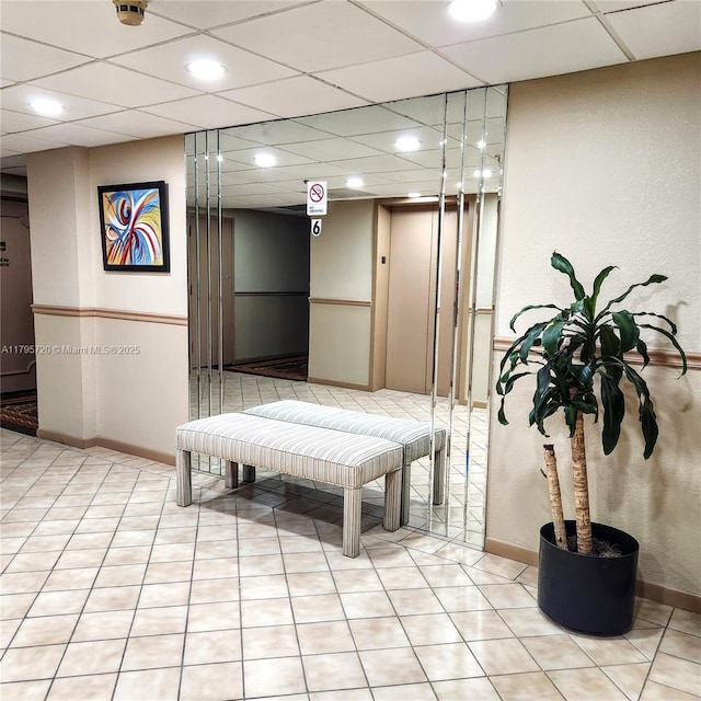 view of community lobby