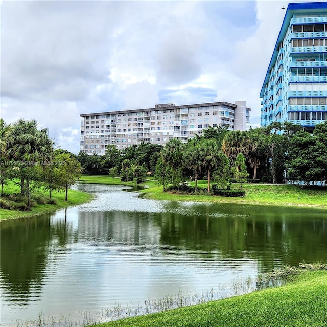 view of water feature