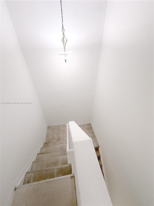 view of stairs