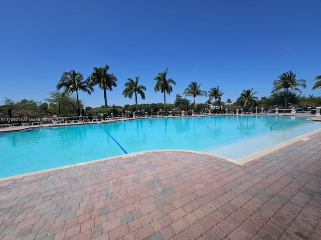 view of pool