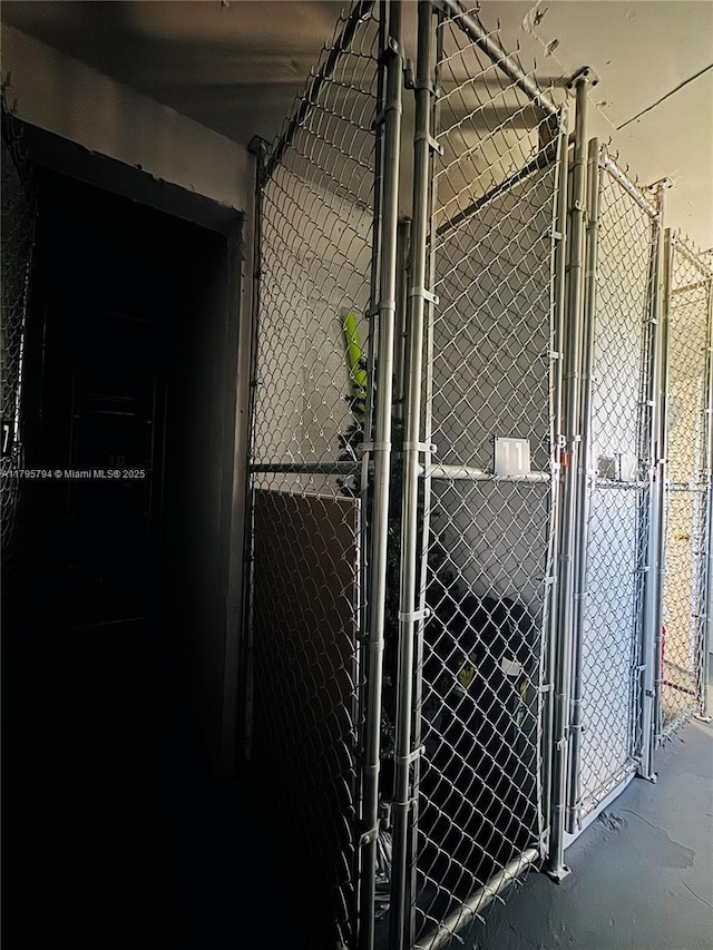 view of storage room