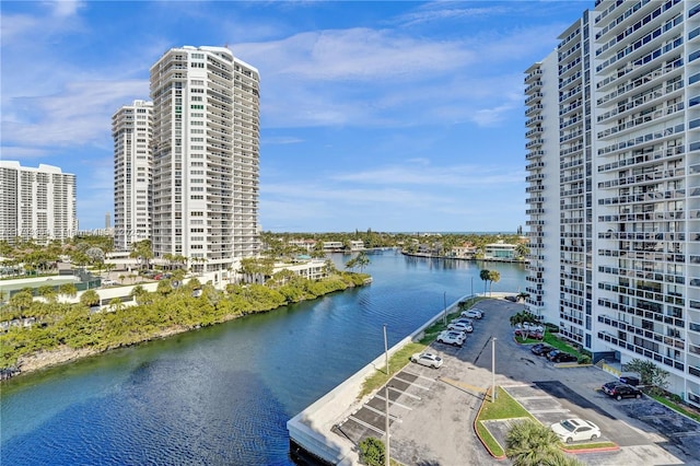20505 E Country Club Dr Unit 732, Aventura, FL 33180 - water view with nearby urban area