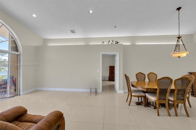 18271 SW 27th St, Miramar, FL 33029 - dining space with baseboards, light tile patterned floors, and recessed lighting