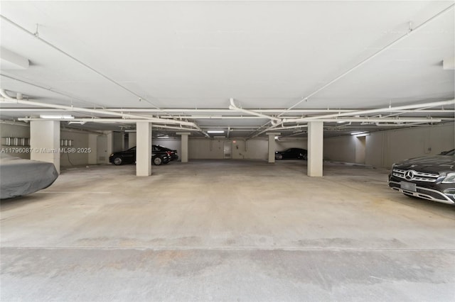 view of parking deck