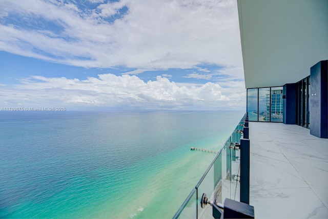 property view of water