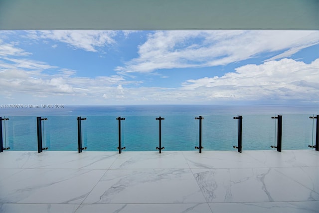 property view of water