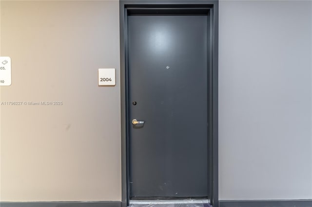 view of entrance to property