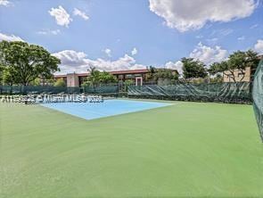 view of tennis court