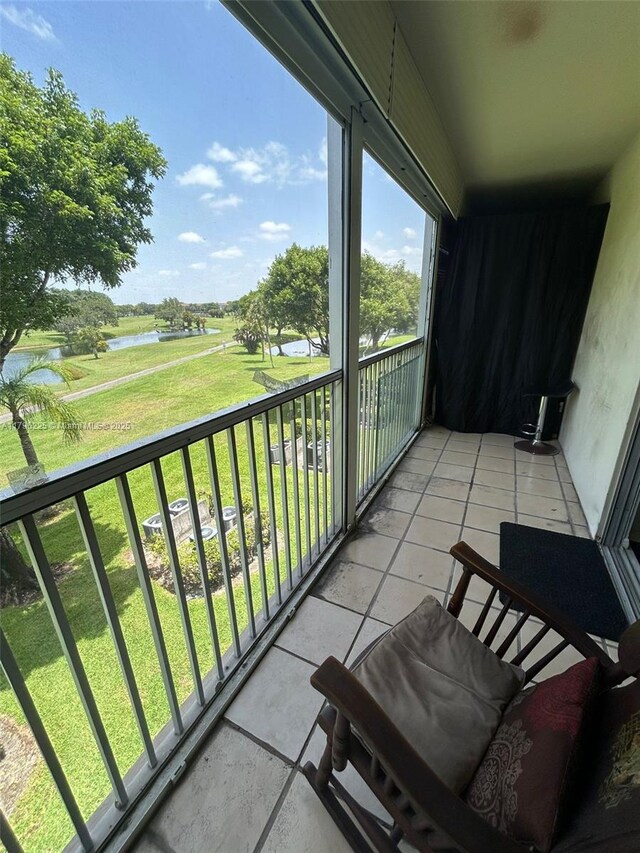 850 SW 133rd Ter Unit 312B, Pembroke Pines, FL 33027 - balcony with a water view