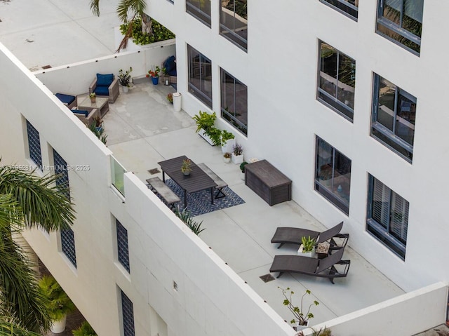 1330 W Ave Unit 407, Miami Beach, FL 33139 - view of patio / terrace with outdoor dining space