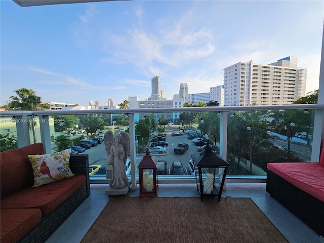 1035 W Ave Unit 406, Miami Beach, FL 33139 - balcony with a skyline view