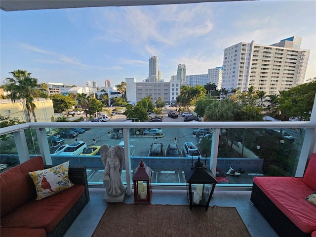 1035 W Ave Unit 406, Miami Beach, FL 33139 - balcony featuring a view of city