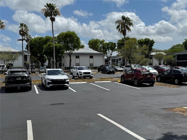 view of uncovered parking lot