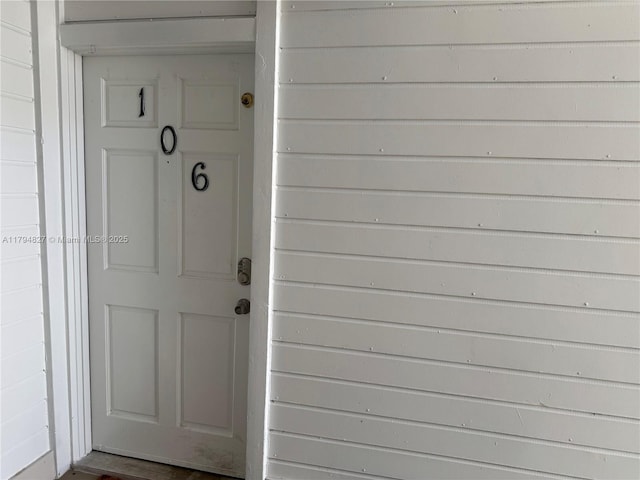 view of exterior entry