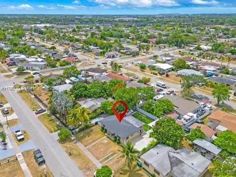 birds eye view of property featuring a residential view