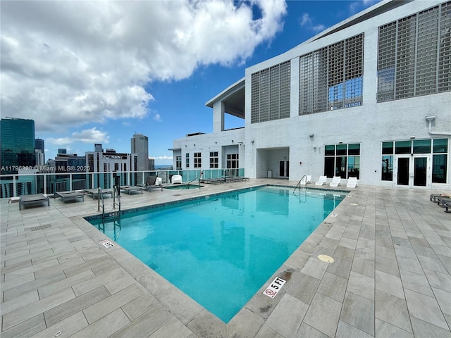 133 NE 2nd Ave Unit 1905, Miami, FL 33132 - community pool featuring a patio area