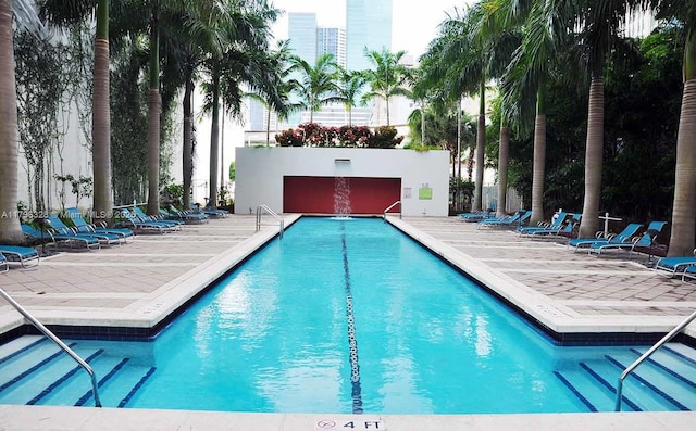 133 NE 2nd Ave Unit 1905, Miami, FL 33132 - community pool featuring a patio area