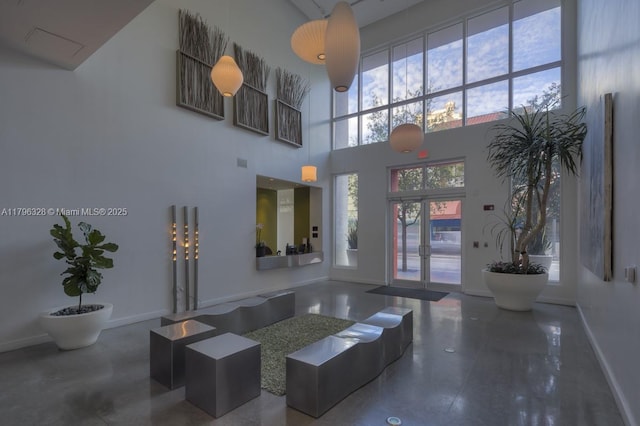 133 NE 2nd Ave Unit 1905, Miami, FL 33132 - building lobby with a high ceiling