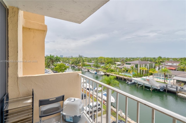 2350 NE 135th St Unit 510, North Miami, FL 33181 - balcony with a water view