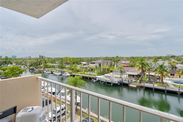 2350 NE 135th St Unit 510, North Miami, FL 33181 - balcony featuring a water view