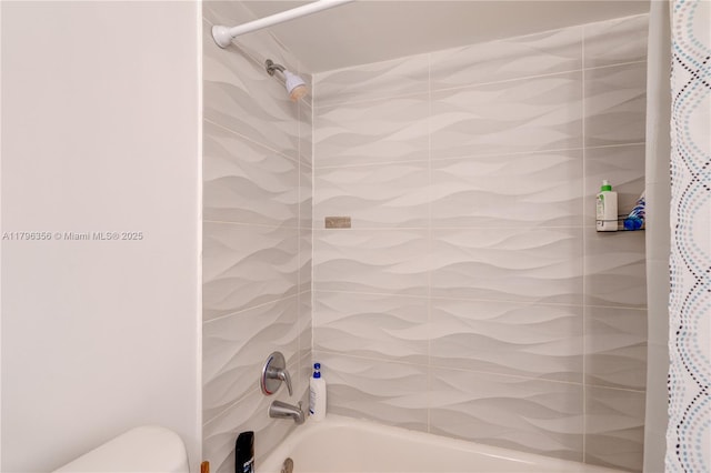 2350 NE 135th St Unit 510, North Miami, FL 33181 - bathroom with shower / tub combination and toilet