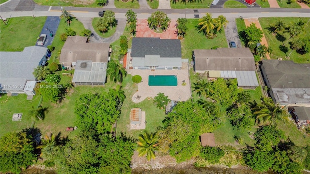 717 E River Dr, Margate, FL 33063 - aerial view of residential area featuring a pool area