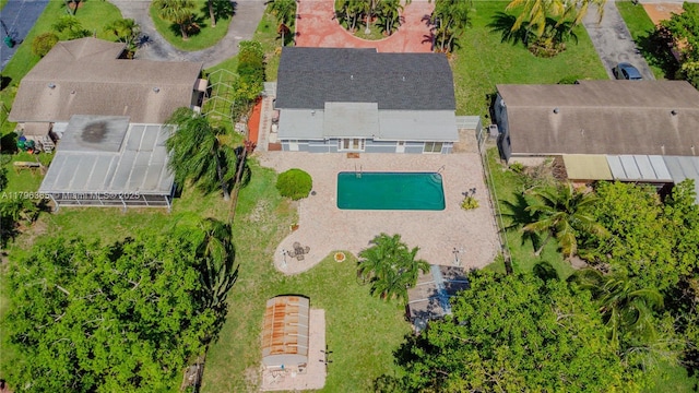 717 E River Dr, Margate, FL 33063 - aerial view of property and surrounding area with a pool