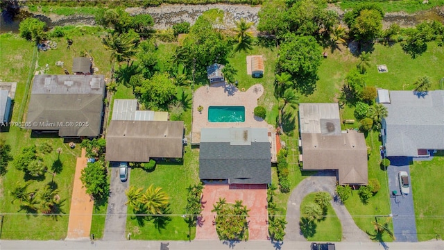 717 E River Dr, Margate, FL 33063 - bird's eye view of a pool