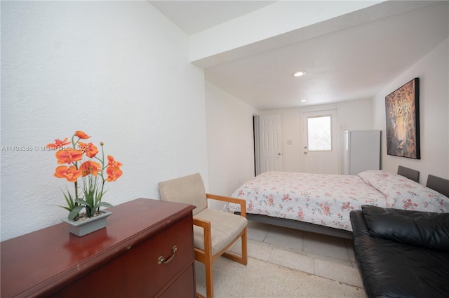 717 E River Dr, Margate, FL 33063 - bedroom featuring recessed lighting and light colored carpet