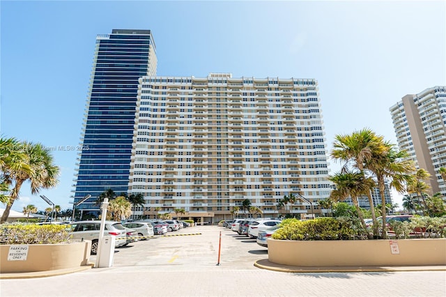 1980 S Ocean Dr Unit Mk, Hallandale Beach, FL 33009 - view of property featuring uncovered parking