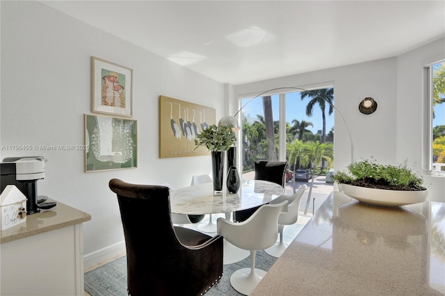 429 Hendricks Isle, Fort Lauderdale, FL 33301 - dining area featuring baseboards