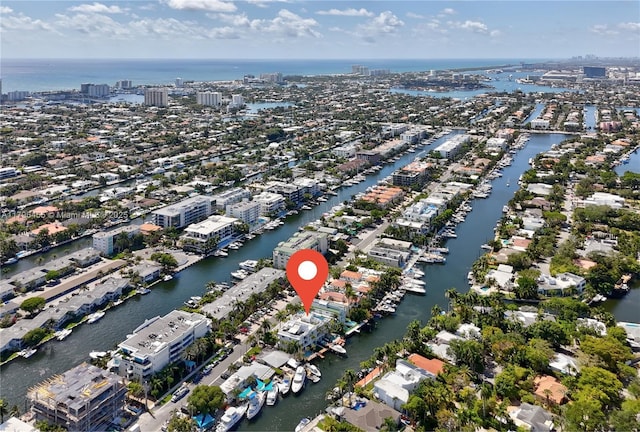 429 Hendricks Isle, Fort Lauderdale, FL 33301 - view of property location featuring a nearby body of water and nearby urban area