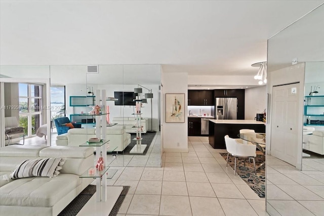 4000 Towerside Ter Unit 704, Miami, FL 33138 - living area featuring light tile patterned floors