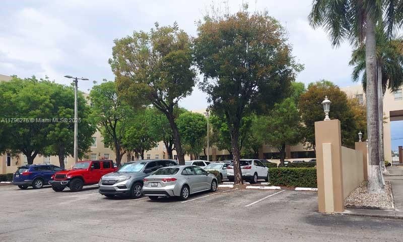 view of uncovered parking lot