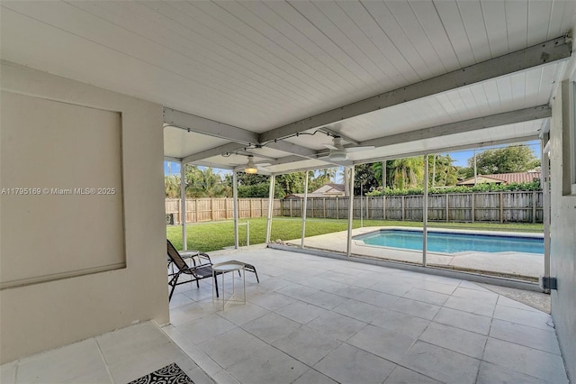1438 Harrison St, Hollywood, FL 33020 - view of swimming pool with a patio area