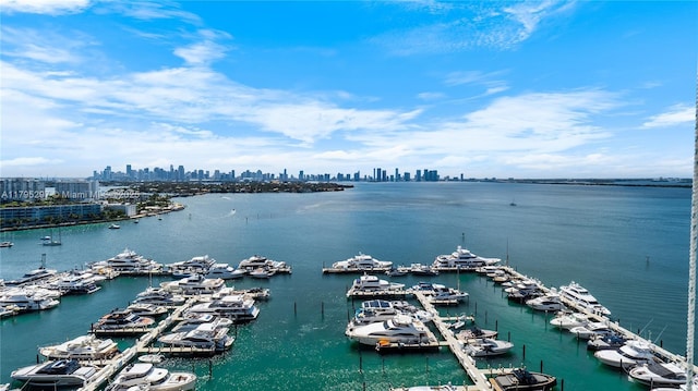 1900 Sunset Harbour Dr Unit 2008, Miami Beach, FL 33139 - aerial view with a city view and a water view