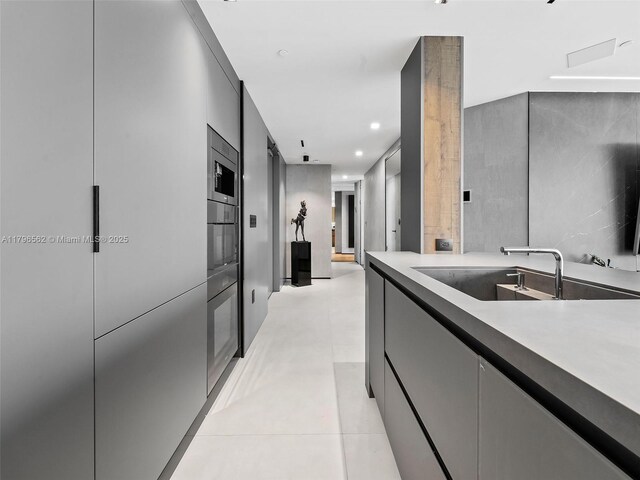 3101 S Ocean Dr Unit 2905, Hollywood, FL 33019 - hallway with a sink and recessed lighting