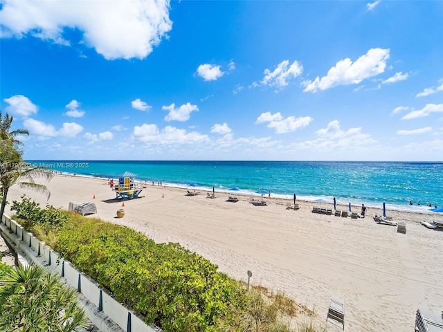 3101 S Ocean Dr Unit 2905, Hollywood, FL 33019 - water view featuring local beach and fence